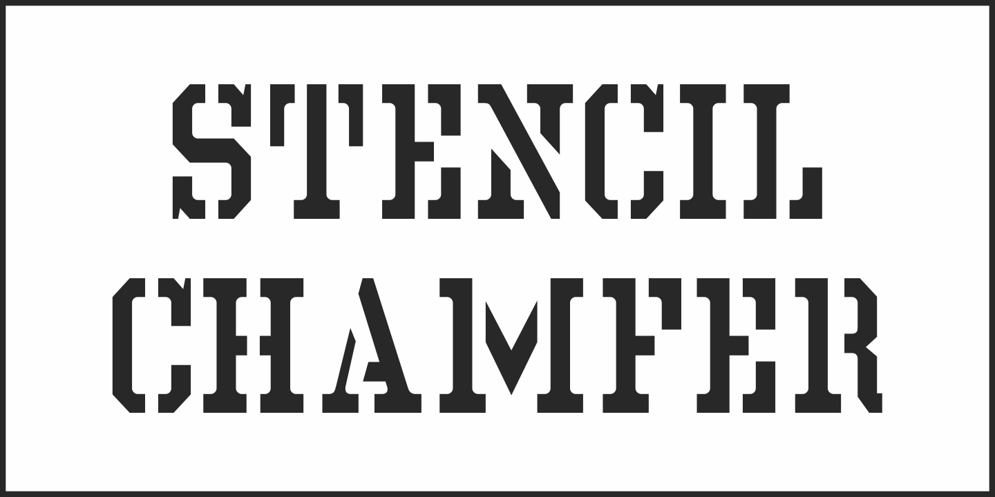 Stencil Chamfer JNL